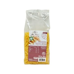Pasta Natura Sedanini Farina di Riso e Mais Senza Glutine gr.400