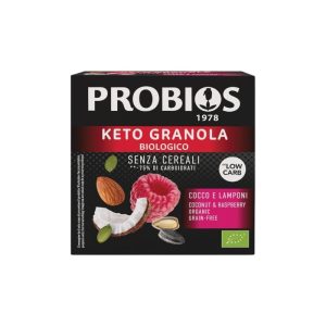Probios Keto Granola Cocco e Lamponi Biologica gr.200