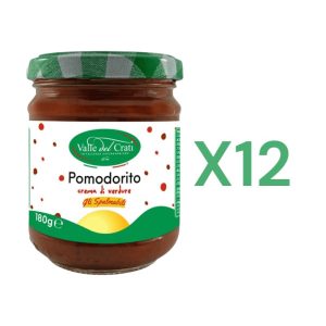 BOX 12x Valle del Crati Pomodorito Crema di Verdure gr.180