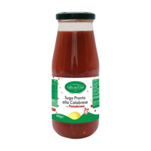 Valle del Crati Sugo Pronto alla Calabrese con PomodoRossa gr.430
