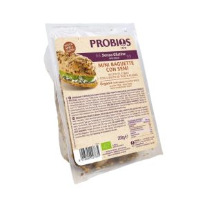 Probios Mini Baguette con Semi  Senza Glutine Biologica 2x100gr.
