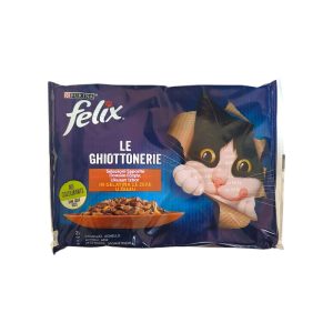 Purina Felix Le Ghiottonerie Coniglio e Agnello 4x85g.