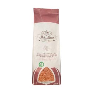 Pasta Natura Risoni con Farina di Lenticchie Rosse Biologica Senza Glutine gr.250