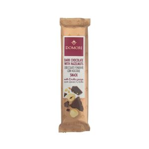 Domori Snack Cioccolato Gianduja e Granella di Nocciole gr.35