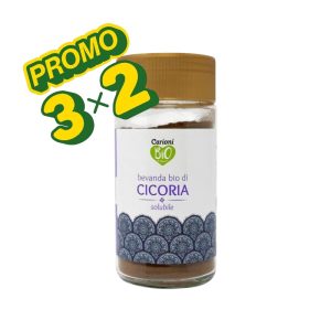 Promo 3x2 Carioni Bio Bevanda di Cicoria Solubile Biologica gr.100