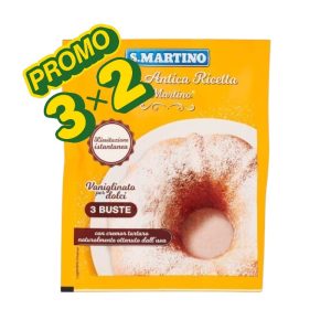 Promo 3x2 S. Martino Lievito Vanigliato per Dolci x3 Buste Senza Glutine gr.48