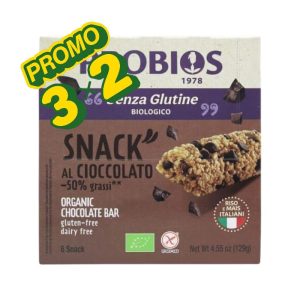 Promo 3x2 Probios Snack al Cioccolato Biologico gr.129