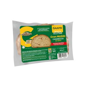 Giusto Gran Morbido Pane Casareccio ai Semi Senza Glutine gr.190