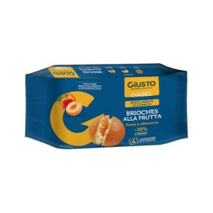 Giusto Diabel Brioches alla Frutta Pesca e Albicocca gr.180