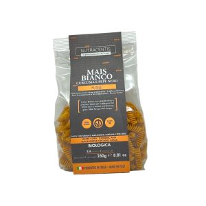 Nutracentis Fusilli Mais Bianco Curcuma e Pepe Nero Biologica Senza Glutine gr.250