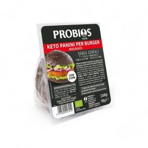 Probios Keto Panini per Burger Senza Glutine Biologico gr.160