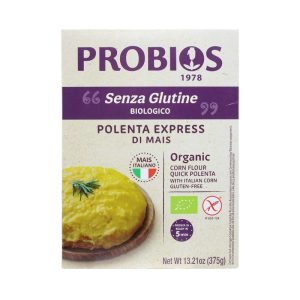Probios Polenta Express di Mais Italiano Senza Glutine Biologica gr.375