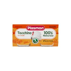 Plasmon Omogeneizzato Tacchino con Cereale 2x80gr.