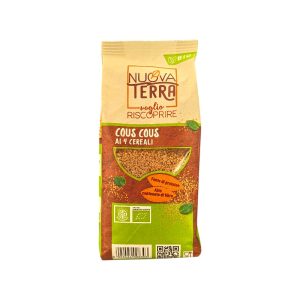 Nuova Terra Cous Cous ai 4 Cereali Biologico gr.250