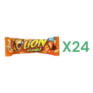 BOX 24x Nestlé Lion al Burro d'Arachidi gr.30