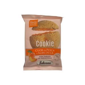 Falcone Cookie Cuor di Pesca e Albicocca gr.50