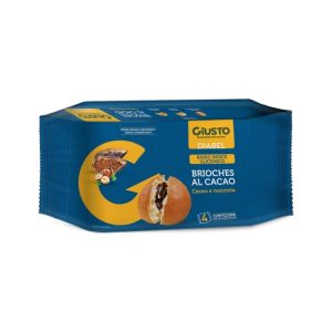 Giusto Diabel Brioches al Cacao e Nocciole gr.180