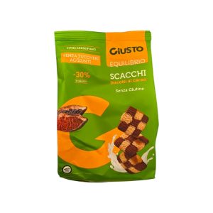 Giusto Equilibrio Scacchi Biscotti al Cacao Senza Glutine gr.250