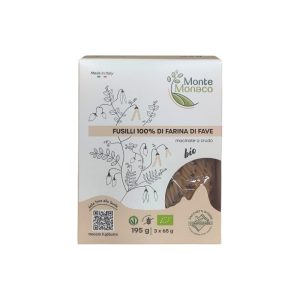 Monte Monaco Pasta Fusilli 100% Farina di Fave Biologico gr.195
