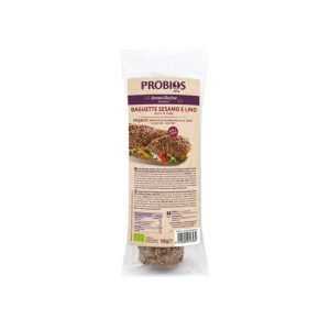Probios Baguette con Semi  di Sesamo e Lino Senza Glutine Biologica gr.160