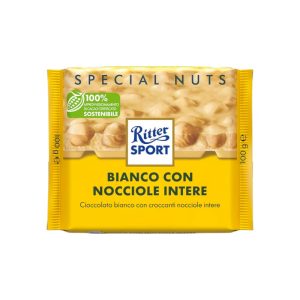 Ritter Sport Bianco con Nocciole Intere gr.100