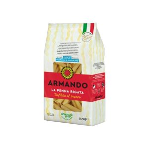 Pasta Armando La Penna Rigata Trafilata al Bronzo Grano 100% Italiano gr.500