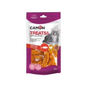 Camon Treats & Snacks Pesciolini di Salmone Pollo e Patata Dolce gr.60