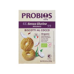 Probios Biscotti al Cocco Biologico Senza Glutine gr.250