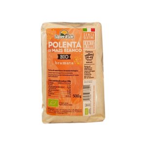 Sapore di Sole Polenta Bramata di Mais Bianco Biologica gr.500