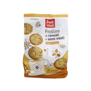 Baule Volante Frollini ai Cereali e Semi Misti Semintegrali Biologico gr.300