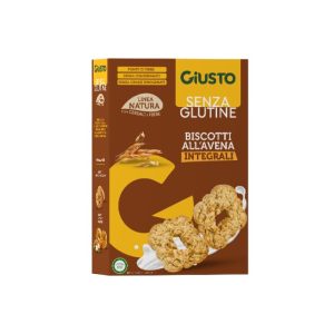 Giusto Biscotti all'Avena Integrali Senza Glutine gr.250