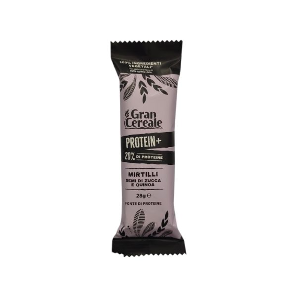 Gran Cereale Protein+ Barretta Mirtilli Semi di Zucca e Quinoa gr.28