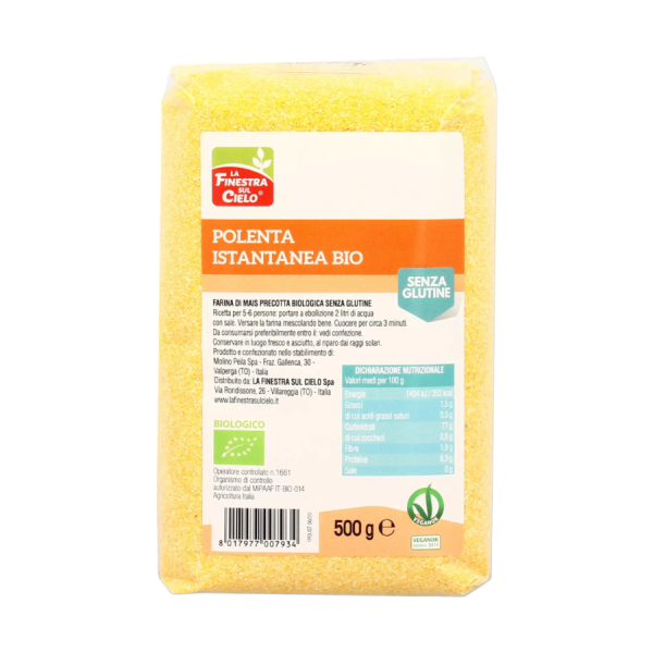 La Finestra sul Cielo Polenta Istantanea Biologica gr.500