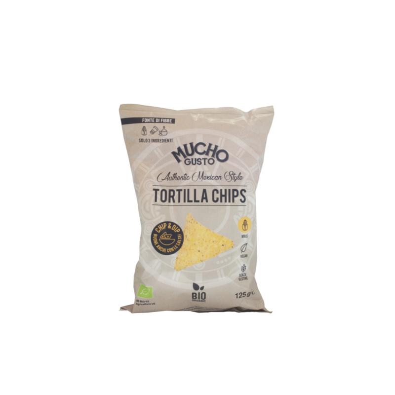 Mucho Gusto Tortilla Chips Biologica gr.125 (2) Mucho Gusto Tortilla Chips Biologica gr.125 - immagine 1