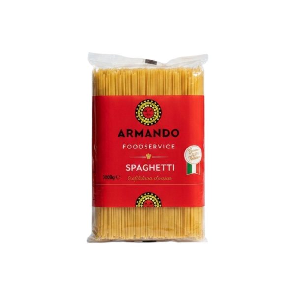 Pasta Armando Foodservice Spaghetti Trafilatura Classica Grano 100% Italiano kg.3