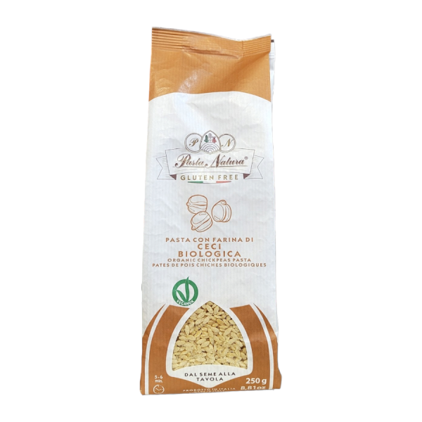 Pasta Natura Risoni con Farina di Ceci Biologici Senza Glutine gr.250