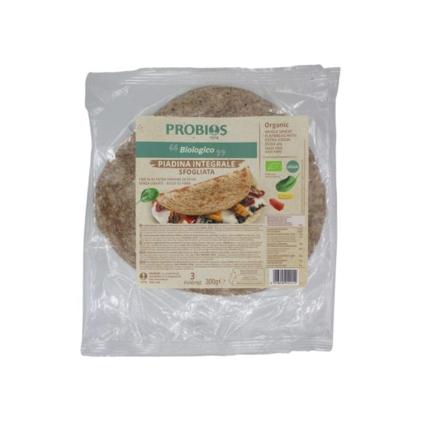 Probios Piadina Sfogliata Integrale Biologica gr.300