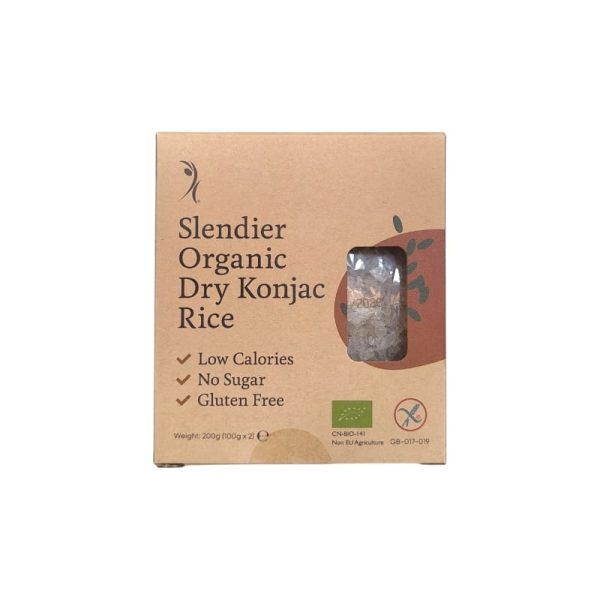 Riso Secco di Konjac Biologico Slendier 2x100gr