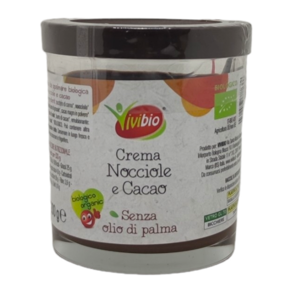 Vivibio Crema Nocciole e Cacao Biologica gr.200