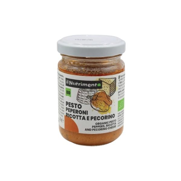 Il Nutrimento Pesto Peperoni Ricotta e Pecorino Biologico gr.120