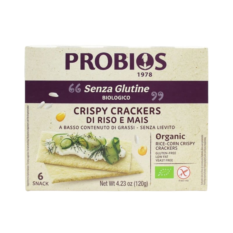 WhatsApp-Image-2025-10-01-at-16.02.58-2.jpeg Probios Crispy Crackers di Riso e Mais Biologico Senza Glutine gr.120 - immagine 1