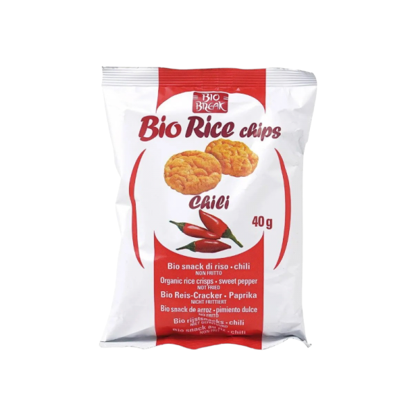 Bio Break Bio Rice Mini Gallette Gusto Chili Biologiche gr.40