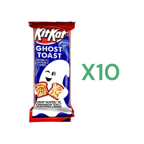 BOX 10x Kit Kat Ghost Toast Limited Edition gr.15,31