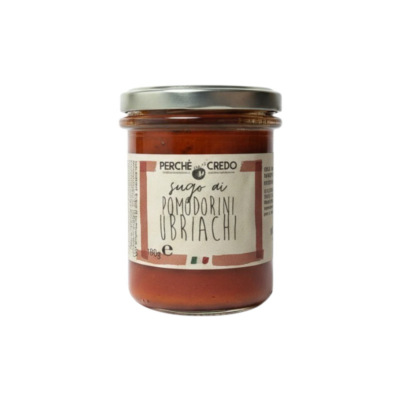 Perchè Ci Credo Sugo ai Pomodorini Ubriachi gr.180 Perchè Ci Credo Sugo ai Pomodorini Ubriachi gr.180 - immagine 1
