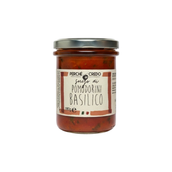 Perchè Ci Credo Sugo ai Pomodorini con Basilico gr.180