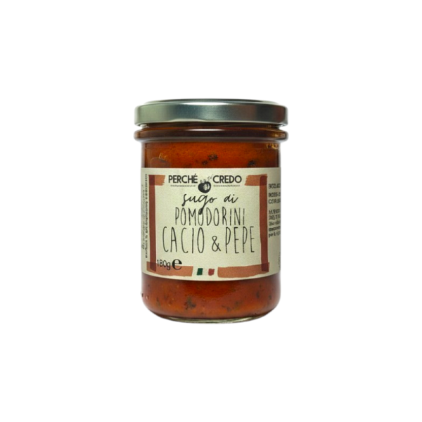 Perchè Ci Credo Sugo ai Pomodorini con Cacio & Pepe gr.180