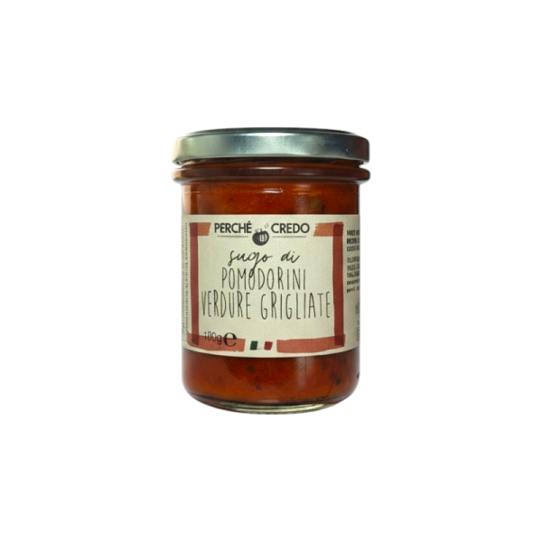 Perchè Ci Credo Sugo ai Pomodorini con Verdure Grigliate gr.180