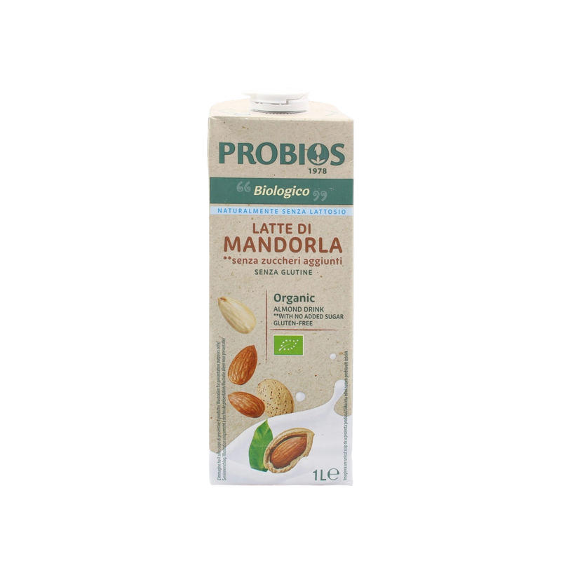 Probios Bevanda Vegetale alla Mandorla Senza Zuccheri Aggiunti Biologico lt.1 Probios Bevanda Vegetale alla Mandorla Senza Zuccheri Aggiunti Biologico lt.1 - immagine 1