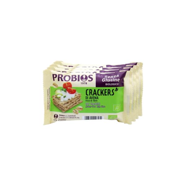Probios Crackers di Avena Biologico 4x35gr.